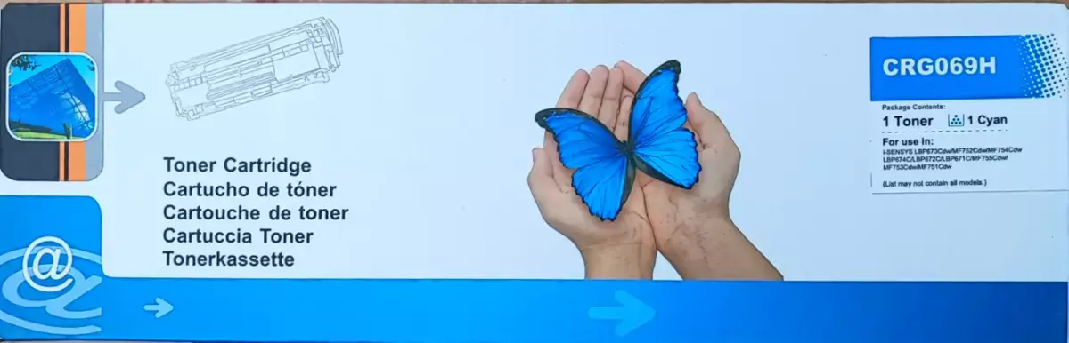 Starink Canon CRG-069H, kompatibilní (Azurový)