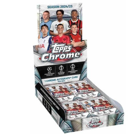 2024-2025 Topps Chrome UEFA Club Competition Hobby Box