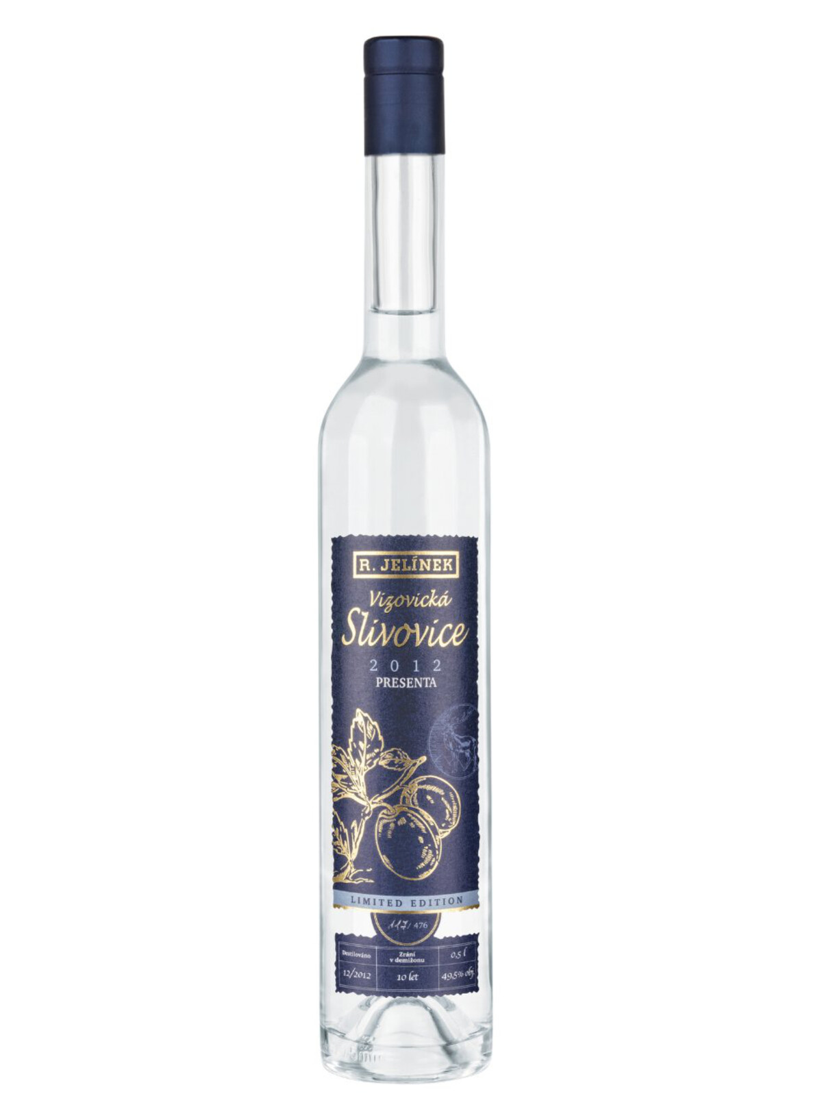 Vizovická slivovice 2012 Presenta 49,5% 0,5l
