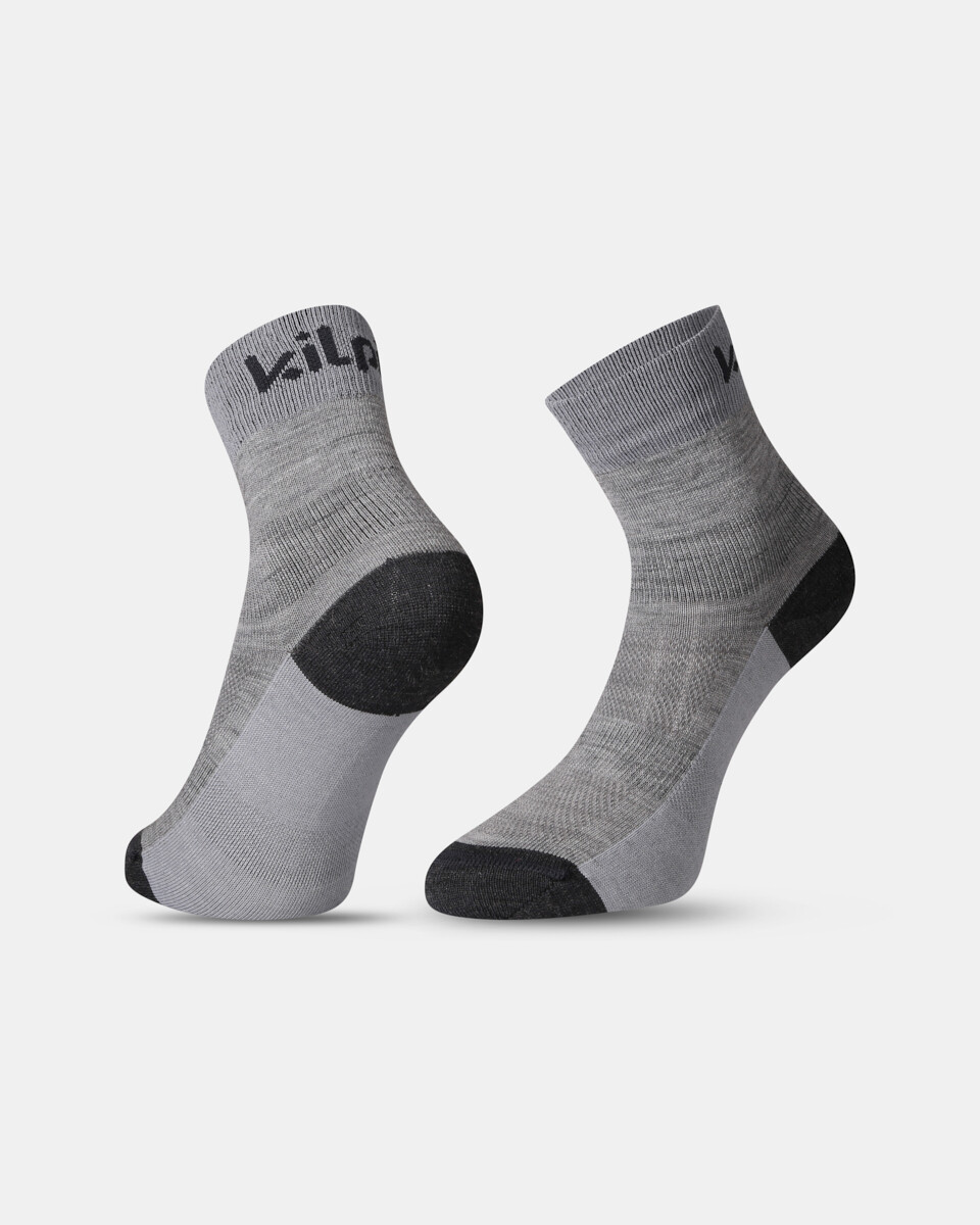 Outdoorové ponožky s merino vlnou kilpi lirin-u světle šedá 39