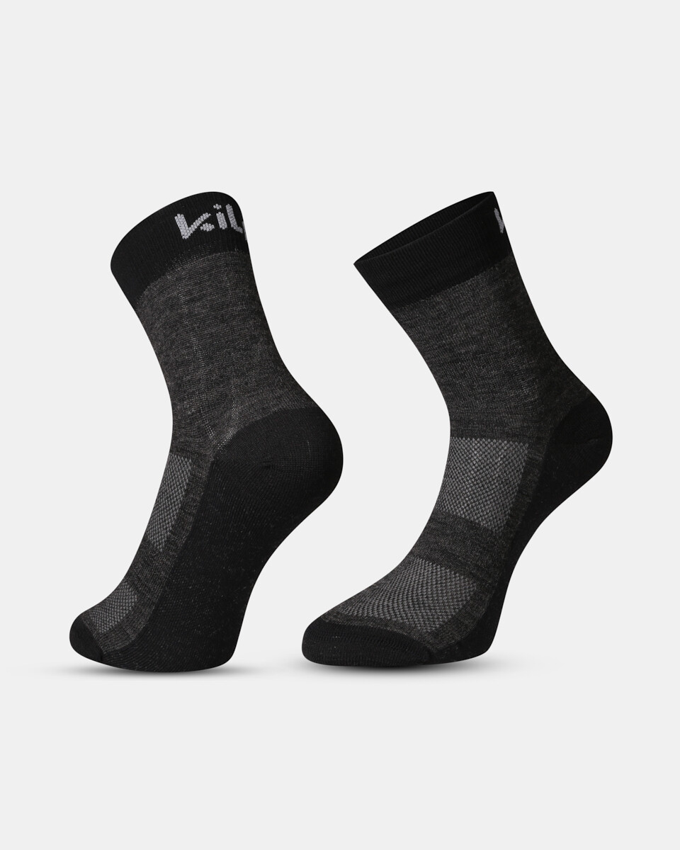 Outdoorové ponožky s merino vlnou kilpi lirin-u černá 39