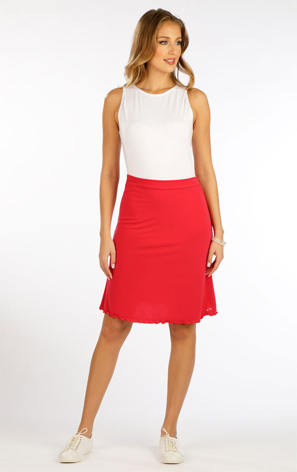 Dámská sukně 5f017 litex červená 36