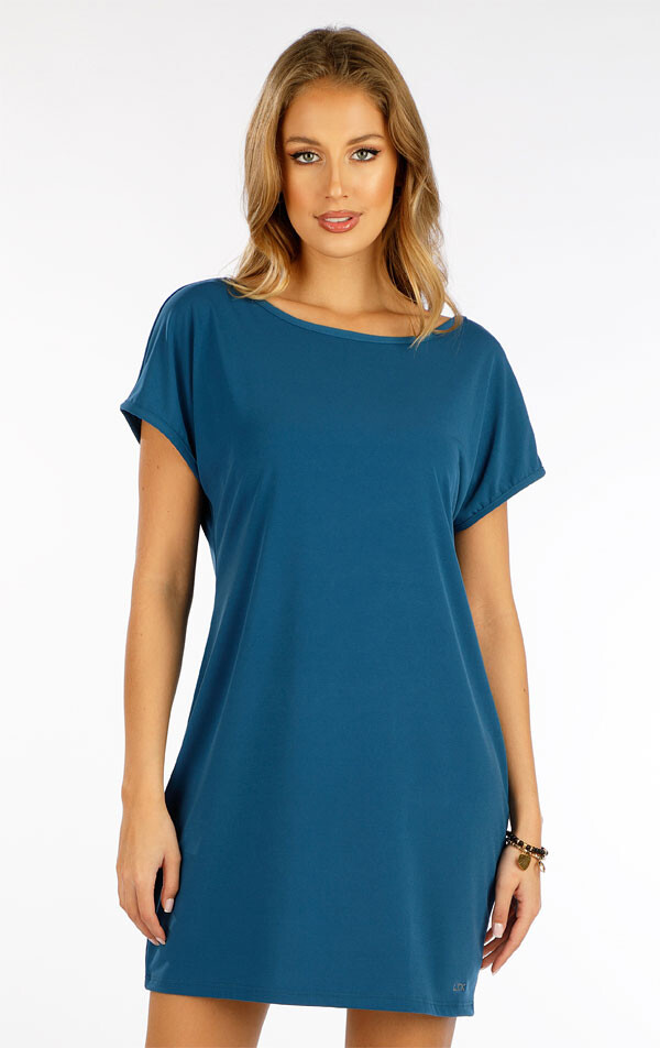Dámská tunika 5f029 litex petrolejová s