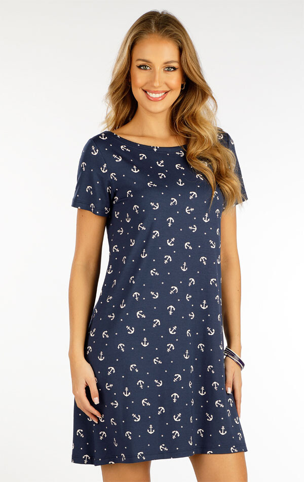 Dámské šaty s krátkým rukávem 5f133 litex s