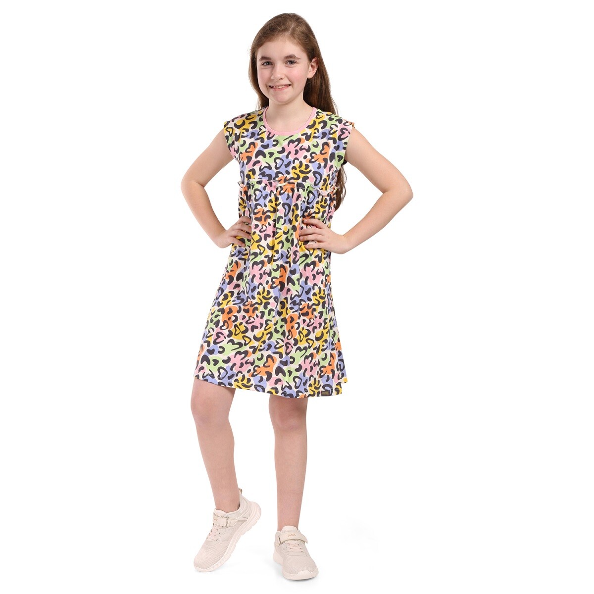 Dětské letní šaty nax lofo růžová 104-110