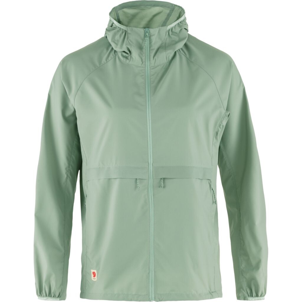 FJÄLLRÄVEN High Coast Wind Hoodie W, Misty Green (vzorek) velikost: M