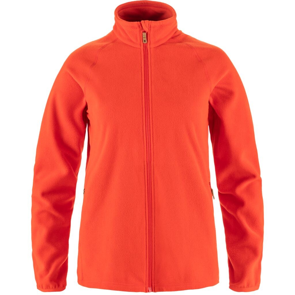 FJÄLLRÄVEN Övik Lite Fleece Jacket W, Flame Orange (vzorek) velikost: S