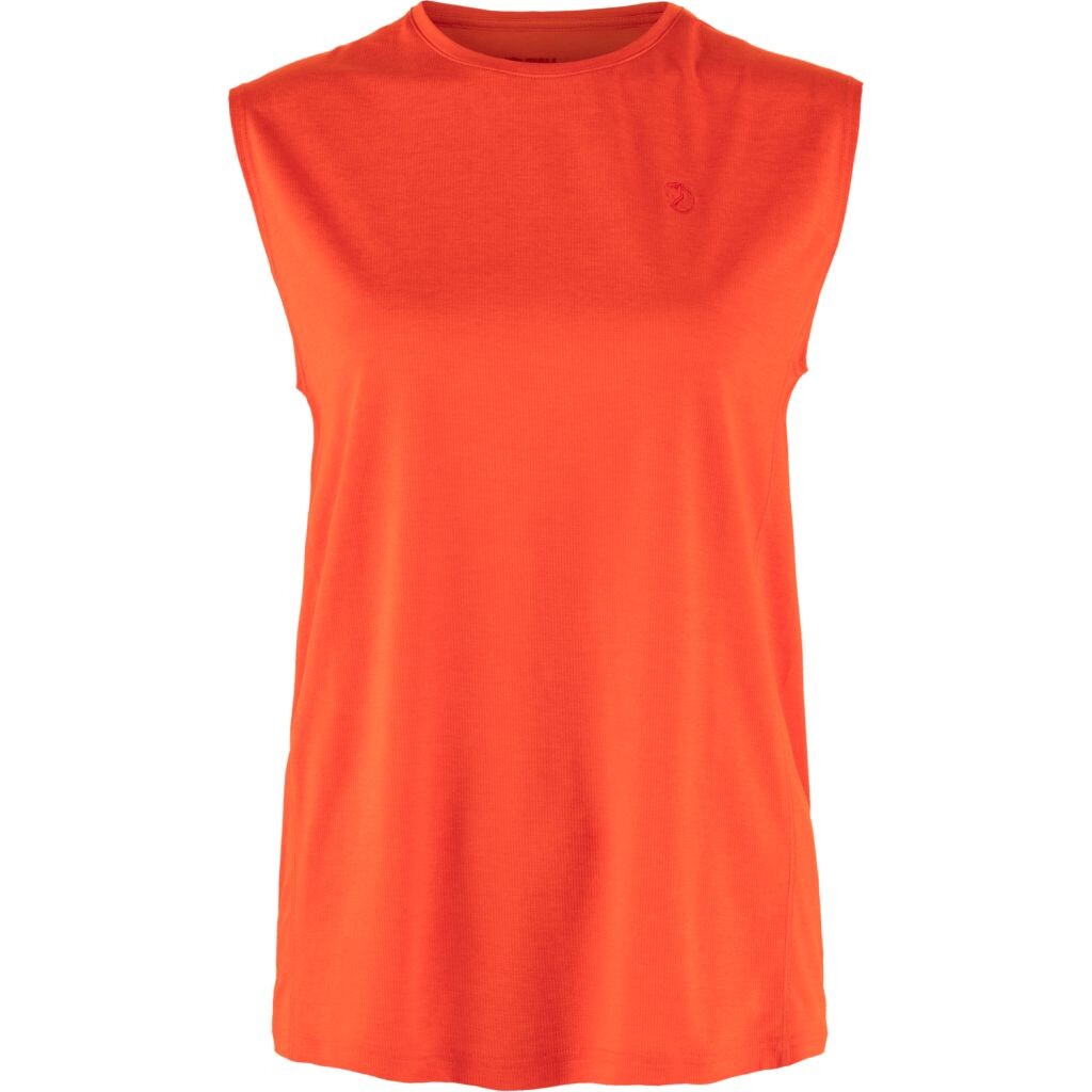 FJÄLLRÄVEN Abisko Day Hike Tank Top W, Flame Orange (vzorek) velikost: S