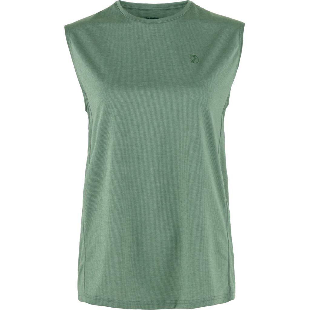 FJÄLLRÄVEN Abisko Day Hike Tank Top W, Patina Green (vzorek) velikost: S