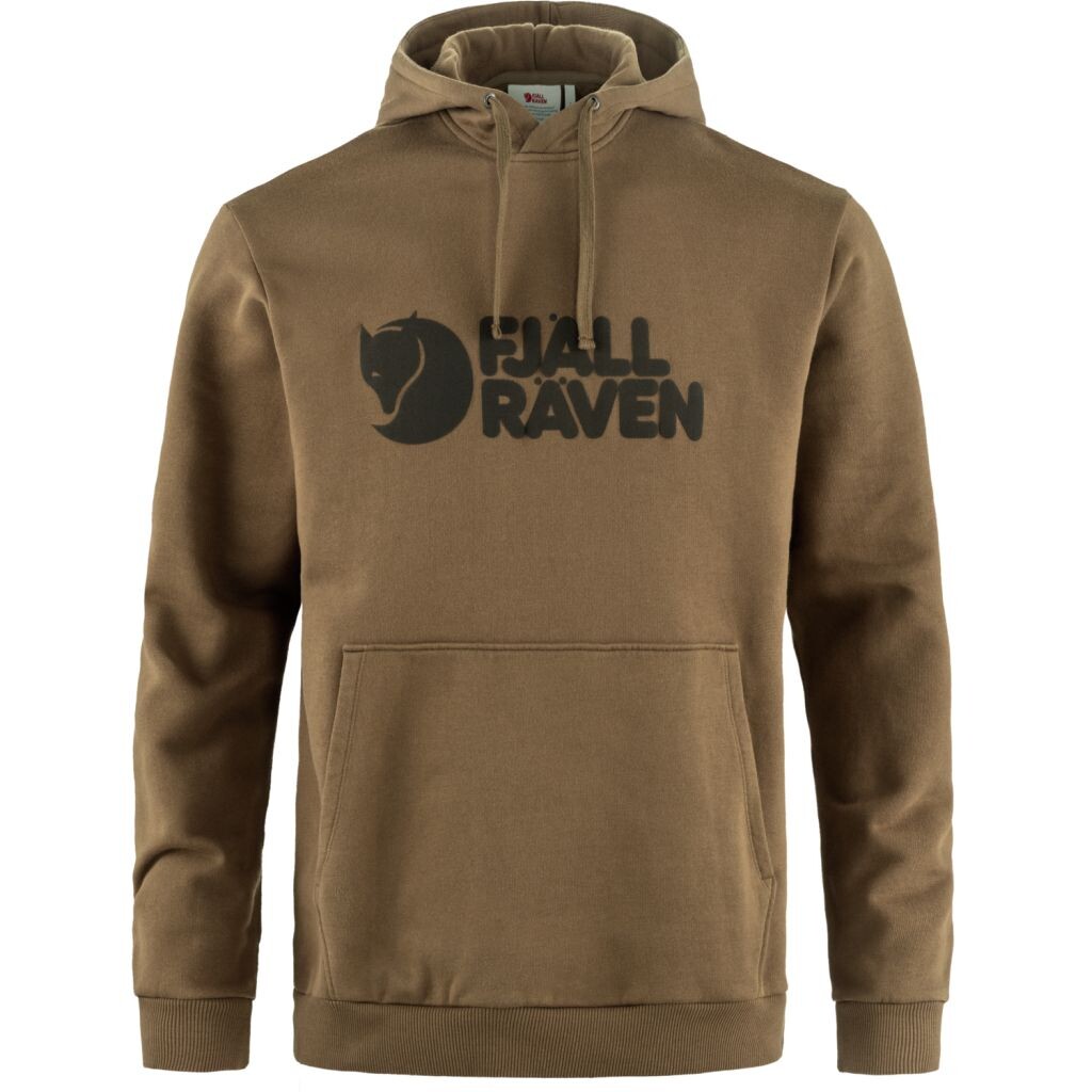 FJÄLLRÄVEN FJÄLLRÄVEN  Logo Hoodie M, Wood Brown (vzorek) velikost: M