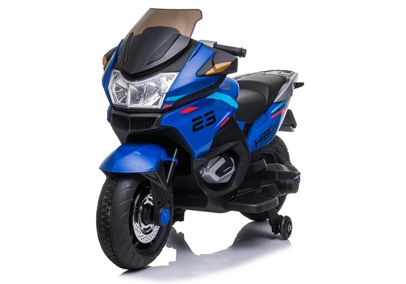 Mamido Mamido Dětská elektrická motorka XMX609 modrá | EVA kola | 12V7Ah