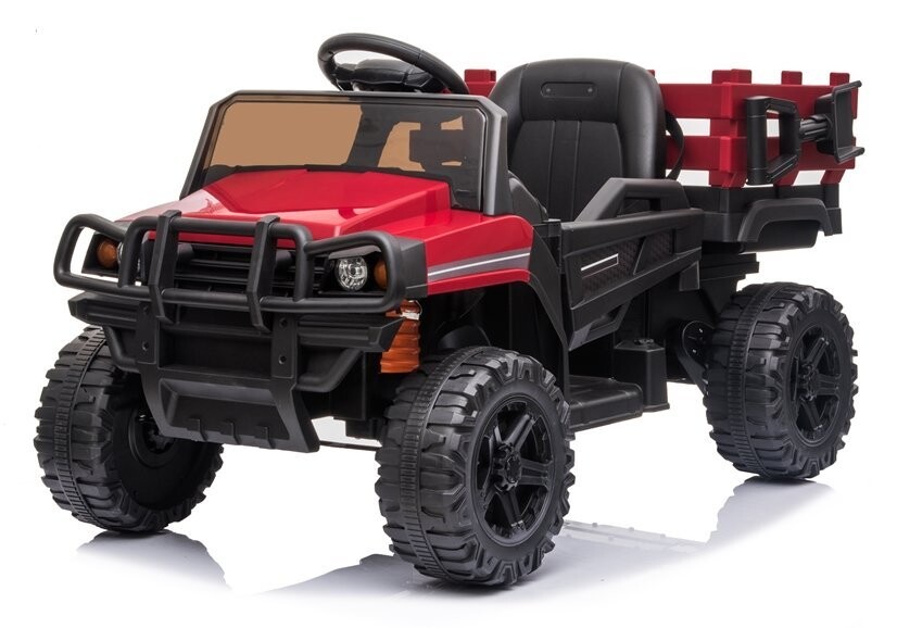 mamido Dětské elektrické autíčko Farmer červené