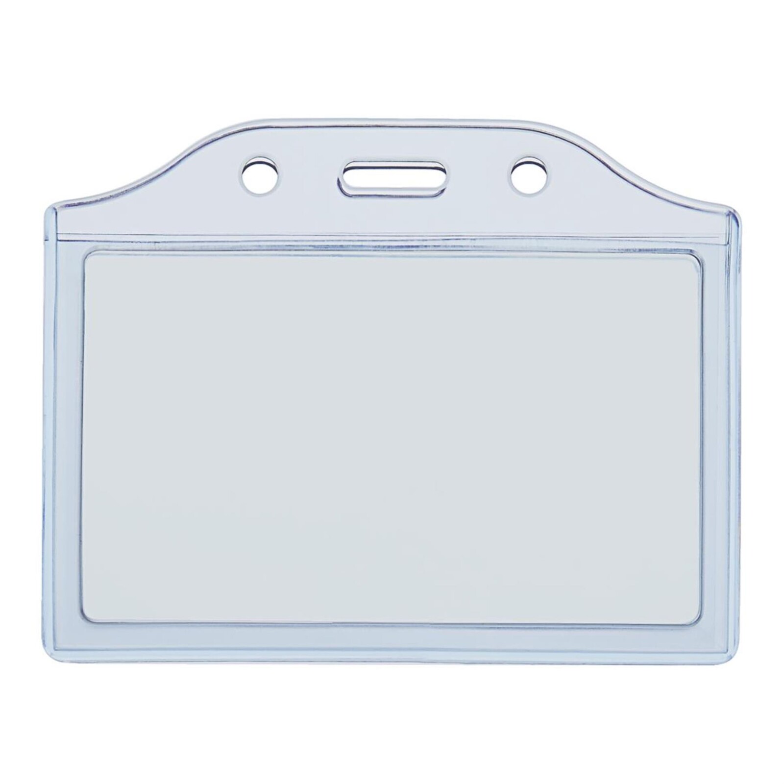 Visačka na 2 karty 5,5 x 9,0 cm - měkká, čirá, 50 ks