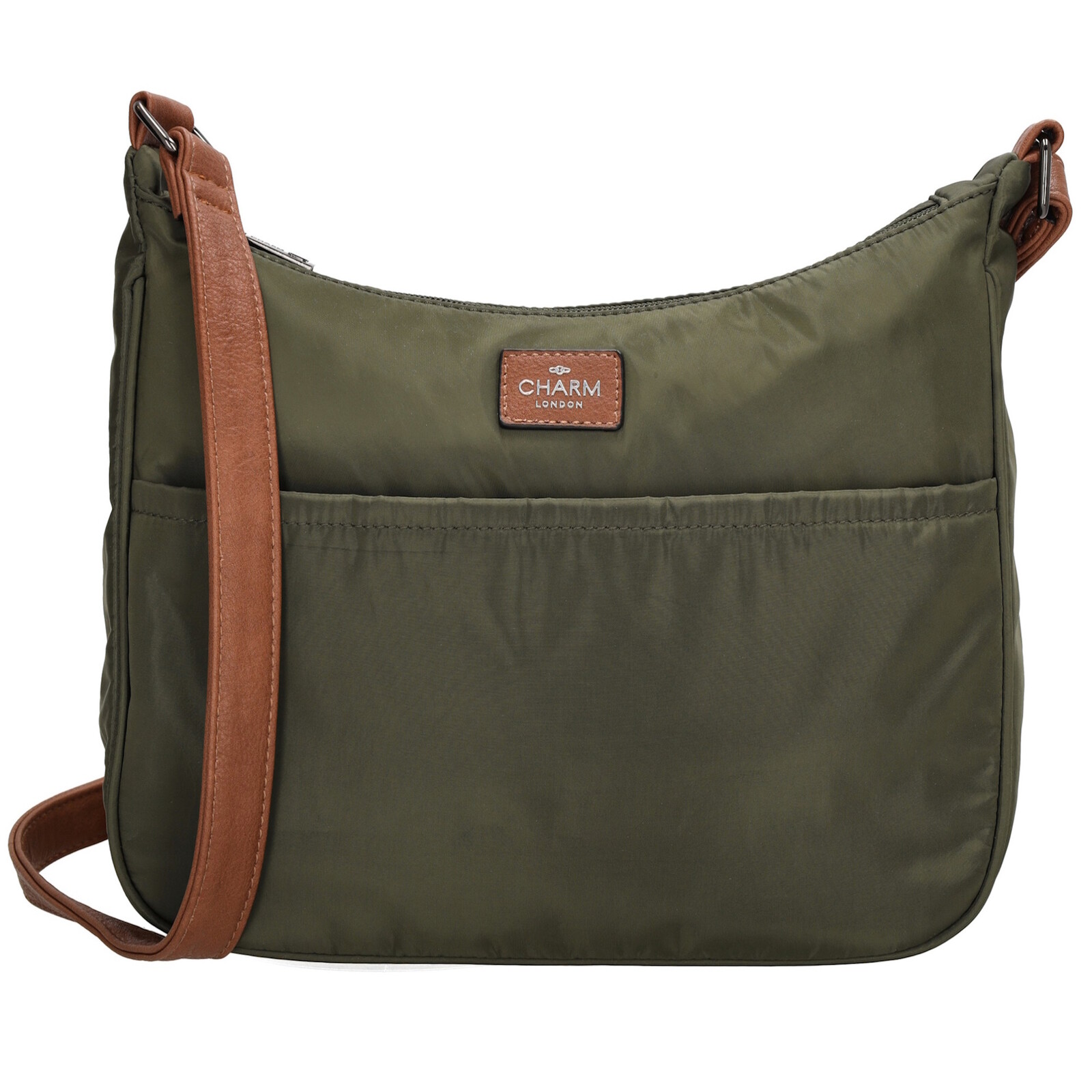 Crossbody kabelka – Buckingham – Charm London – 5 L – olivově zelená