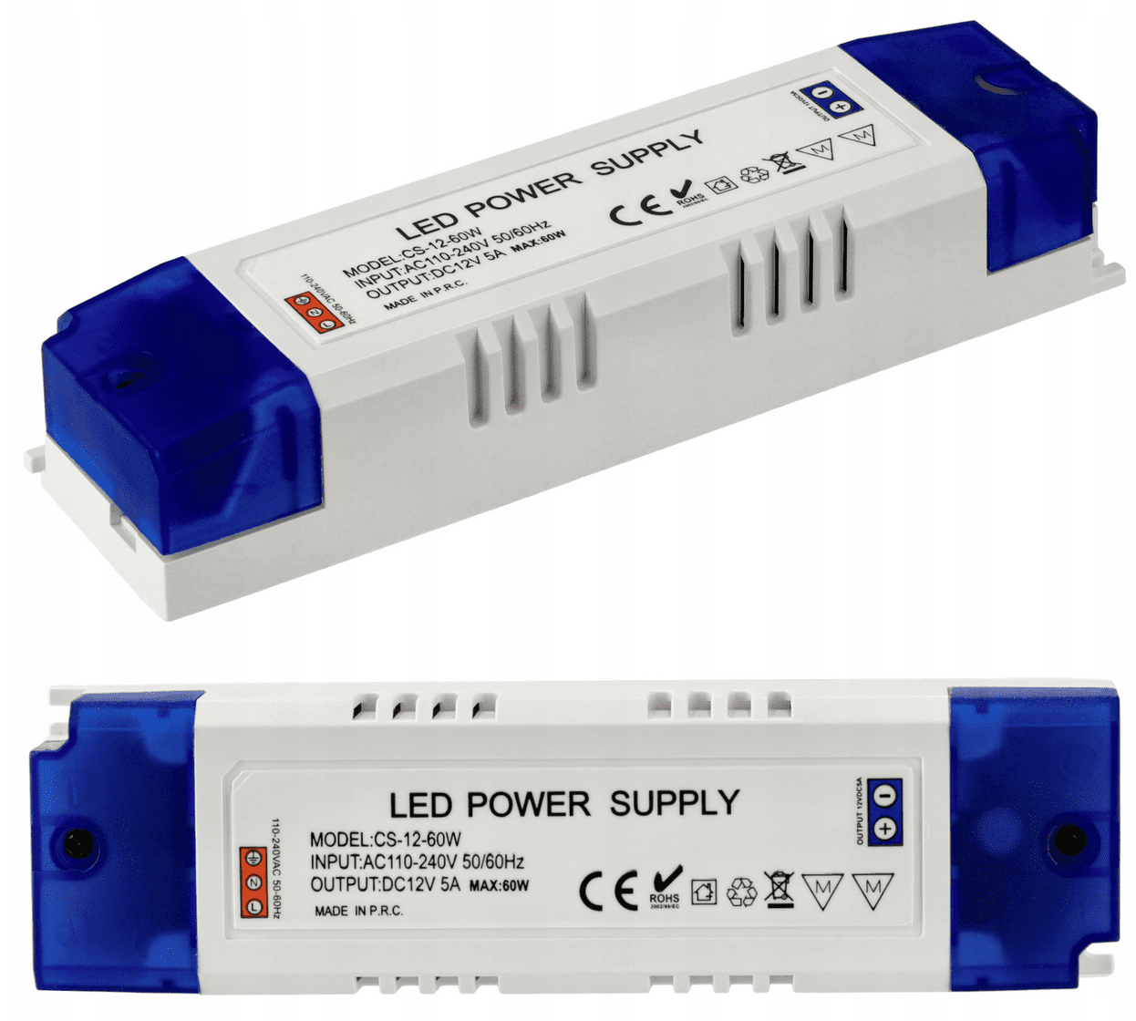 Berge Zdroj pro LED nábytek 12V - 60W - 5A - IP20