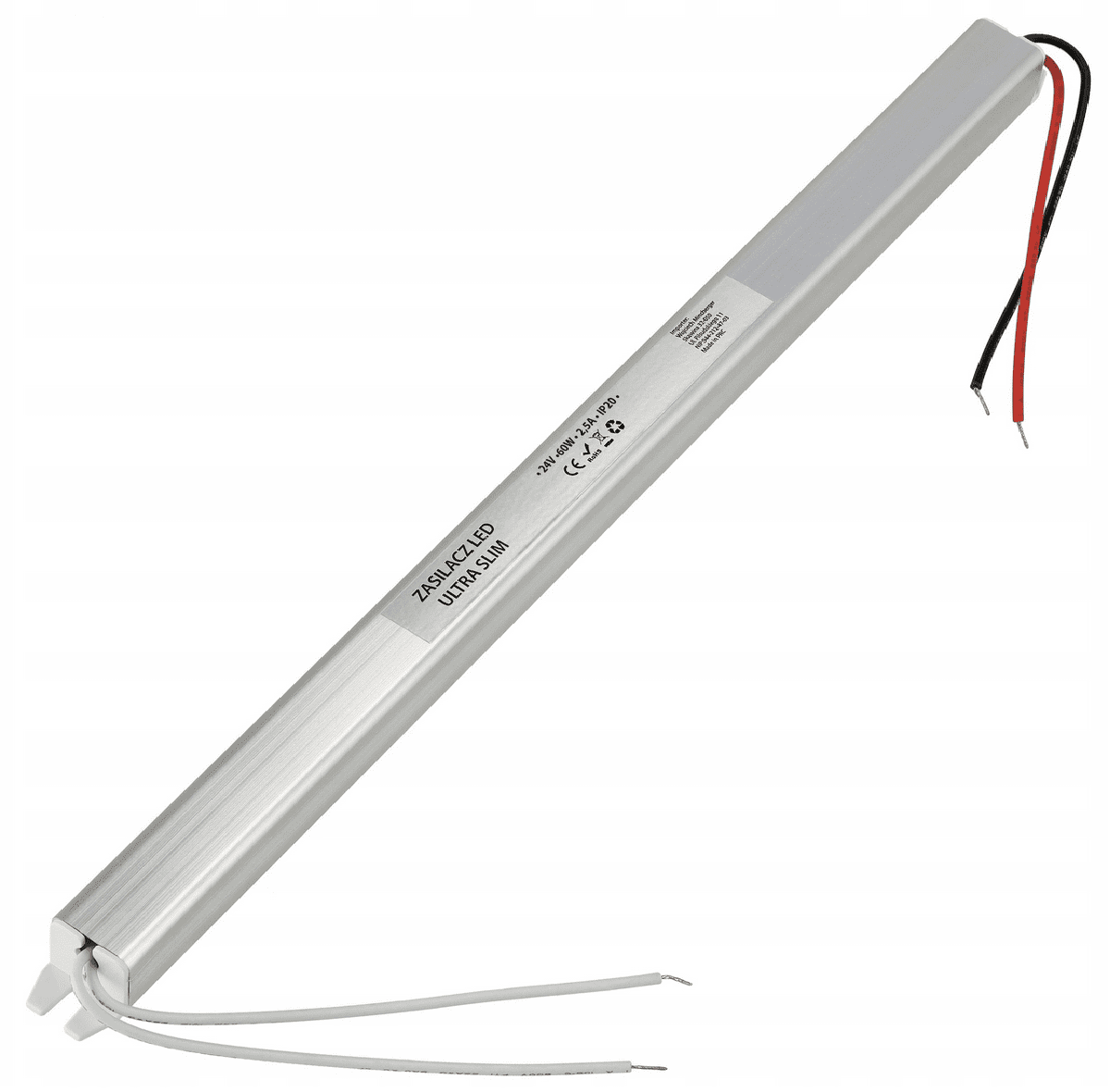 Berge Zdroj pro LED nábytek ultra slim 24V - 60W - 2,5A - IP20