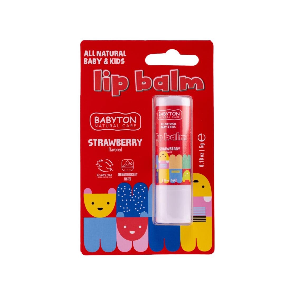 BABYTON balzám na rty Jahoda 5 g