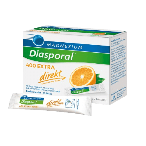 MAGNESIUM-DIASPORAL 400 EXTRA direkt, pomeranč 20 sáčků