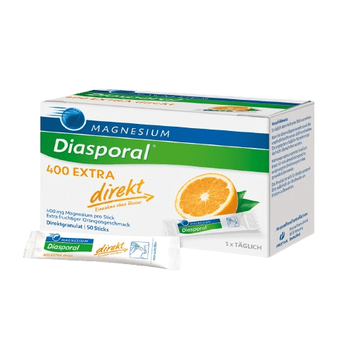 MAGNESIUM-DIASPORAL 400 EXTRA direkt, pomeranč 50 sáčků