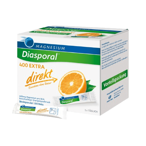 MAGNESIUM-DIASPORAL 400 EXTRA direkt, pomeranč 100 sáčků