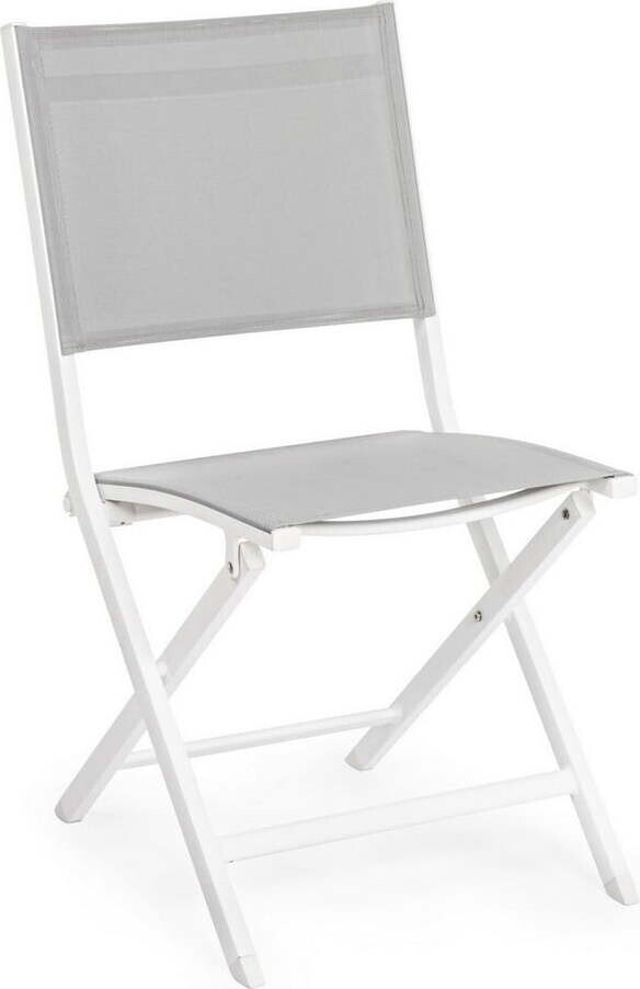 Bílá kovová zahradní židle Elin – Bizzotto