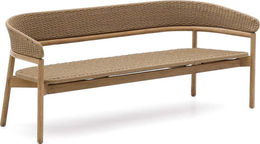 Zahradní pohovka z masivu akácie v béžové a přírodní barvě Arinella – Kave Home