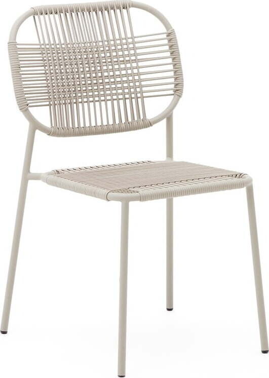 Béžová kovová zahradní židle Talaier – Kave Home