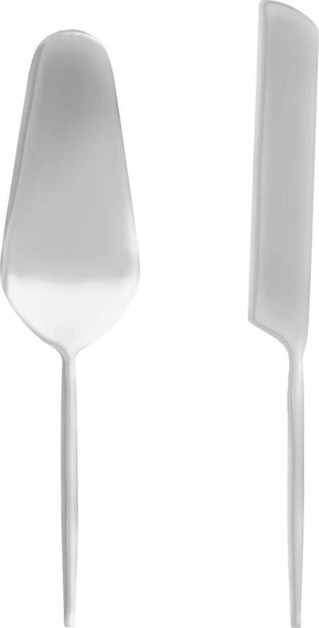 Nerezová servírovací sada na dort 2 ks Crisps – Kave Home