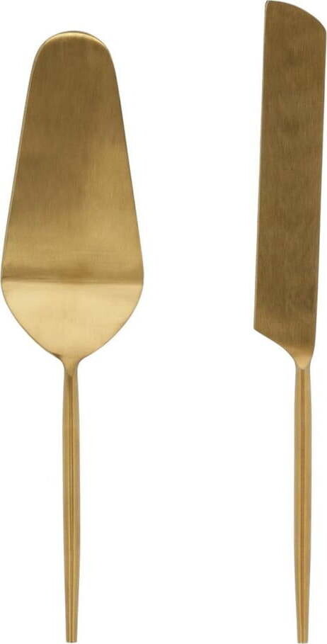 Nerezová servírovací sada na dort 2 ks Lite – Kave Home