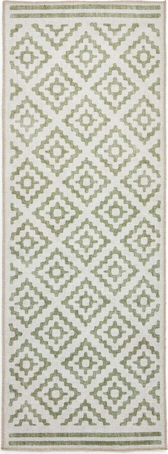 Zelený pratelný běhoun 61x170 cm Coral Green – Think Rugs