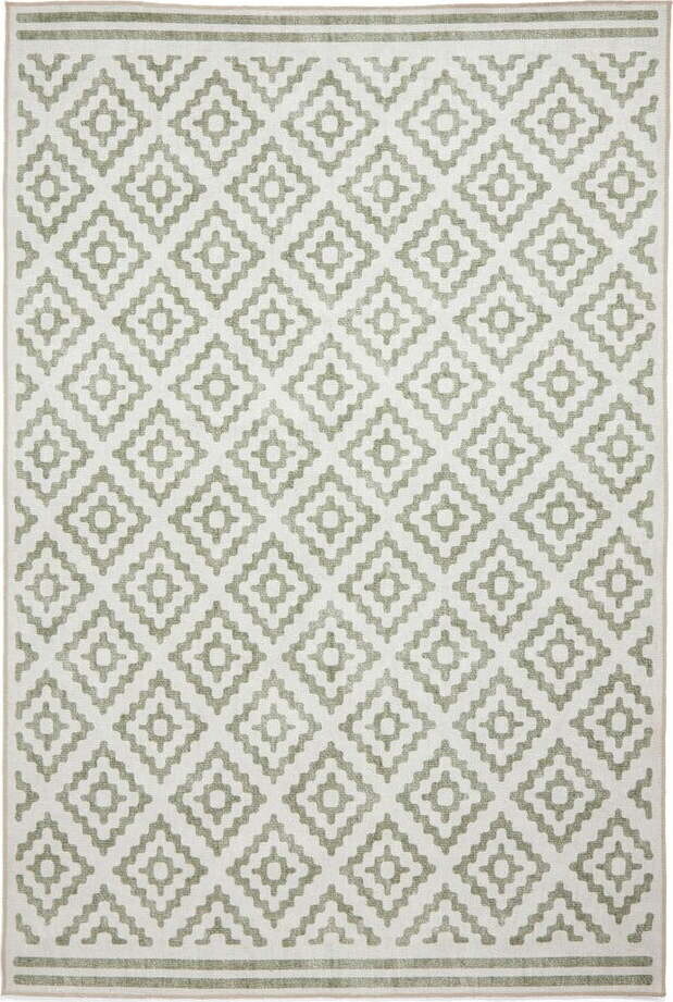 Zelený pratelný koberec 61x120 cm Coral Green – Think Rugs