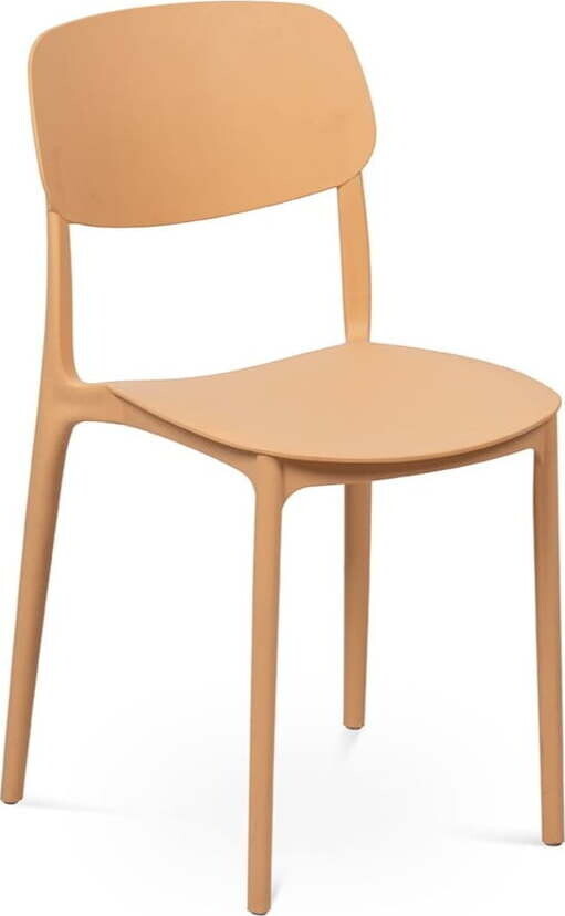 Oranžová plastová zahradní židle Hébé – Bonami Essentials