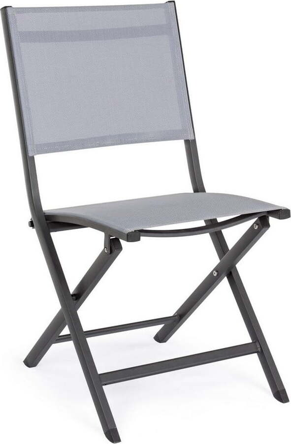 Šedá kovová zahradní židle Elin – Bizzotto