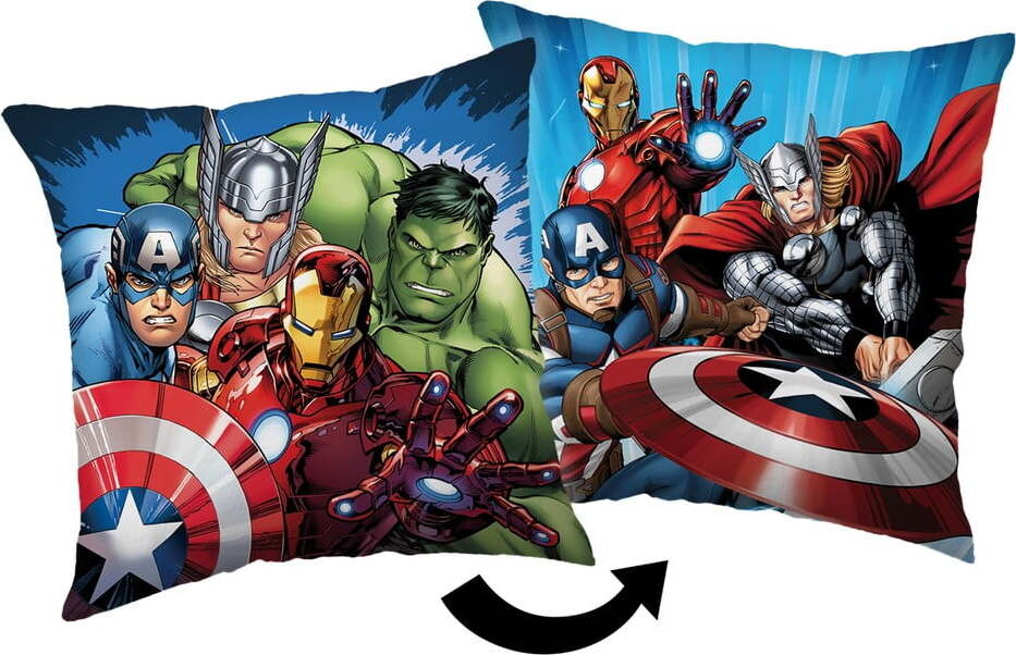 Fleecový dětský polštářek 40x40 cm Avengers