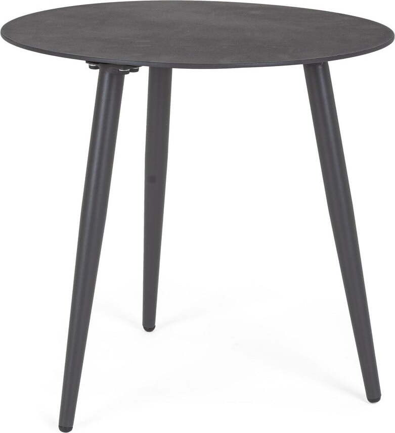 Hliníkový kulatý zahradní stolek ø 50 cm Ridley – Bizzotto