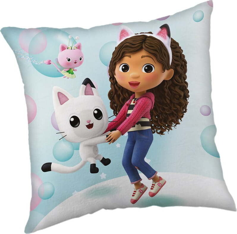 Dětský polštářek 40x40 cm Gabby's Dollhouse 