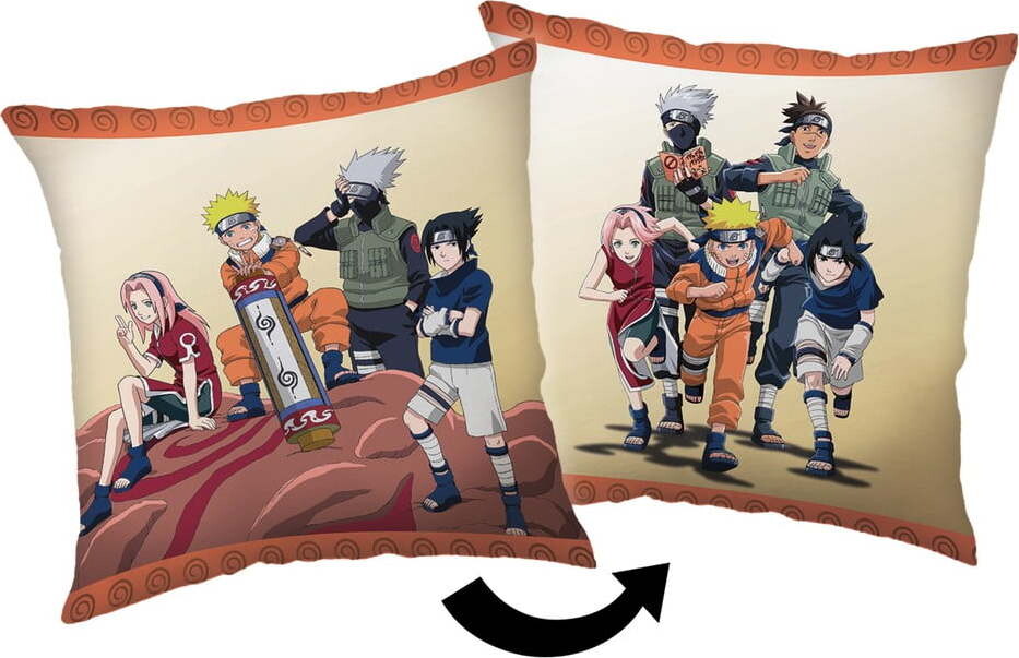 Dětský polštářek 40x40 cm Naruto – Jerry Fabrics