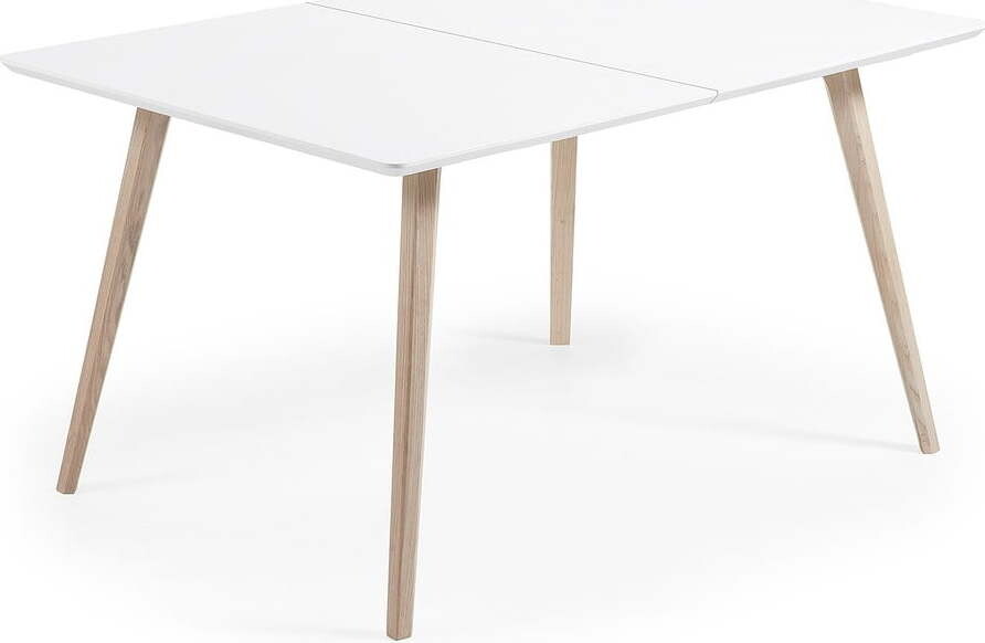 Rozkládací jídelní stůl s přídavnou deskou 90x140 cm Eunice – Kave Home