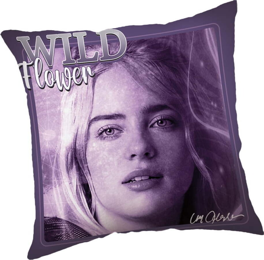 Dětský polštářek 40x40 cm Billie Eilish – Jerry Fabrics