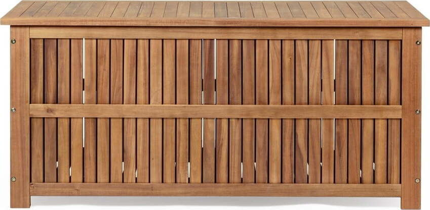 Dřevěný zahradní úložný box v přírodní barvě Noemi – Bizzotto