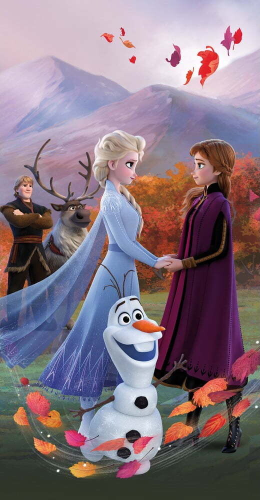 Bavlněná dětská osuška 70x140 cm Frozen 