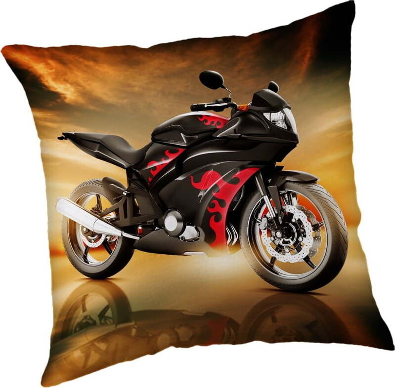 Dětský polštářek 40x40 cm Motorbike