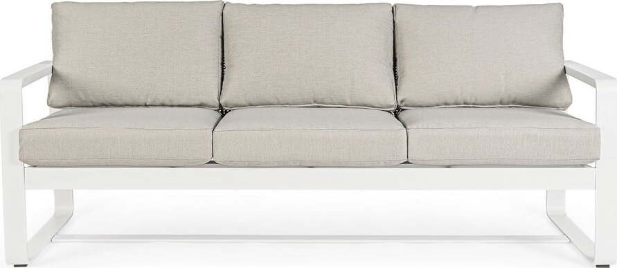 Bílá hliníková zahradní pohovka Merrigan – Bizzotto