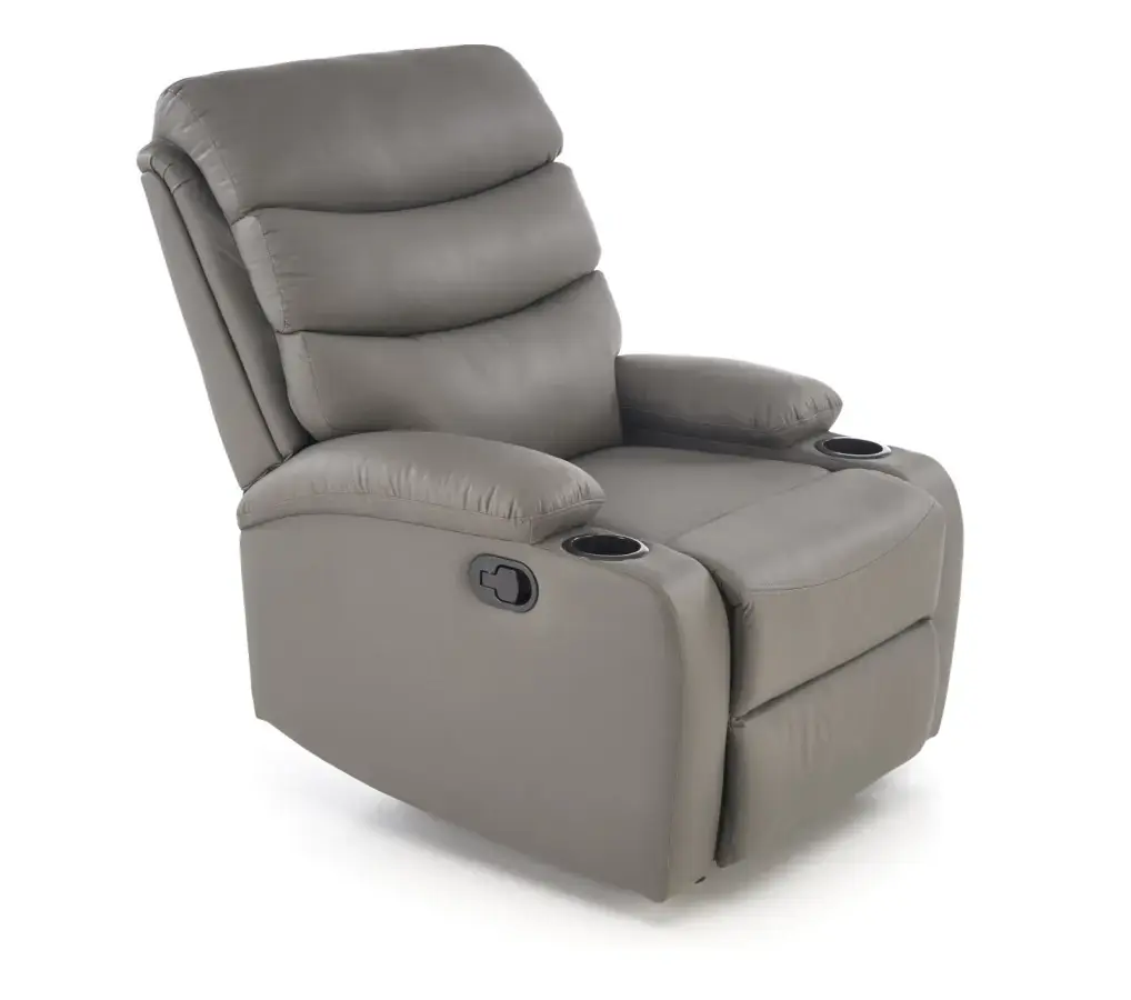 Halmar Relaxační polohovací křeslo PERUS, šedá