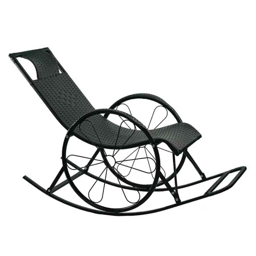 Tempo Kondela Houpací křeslo ROKIN, černá