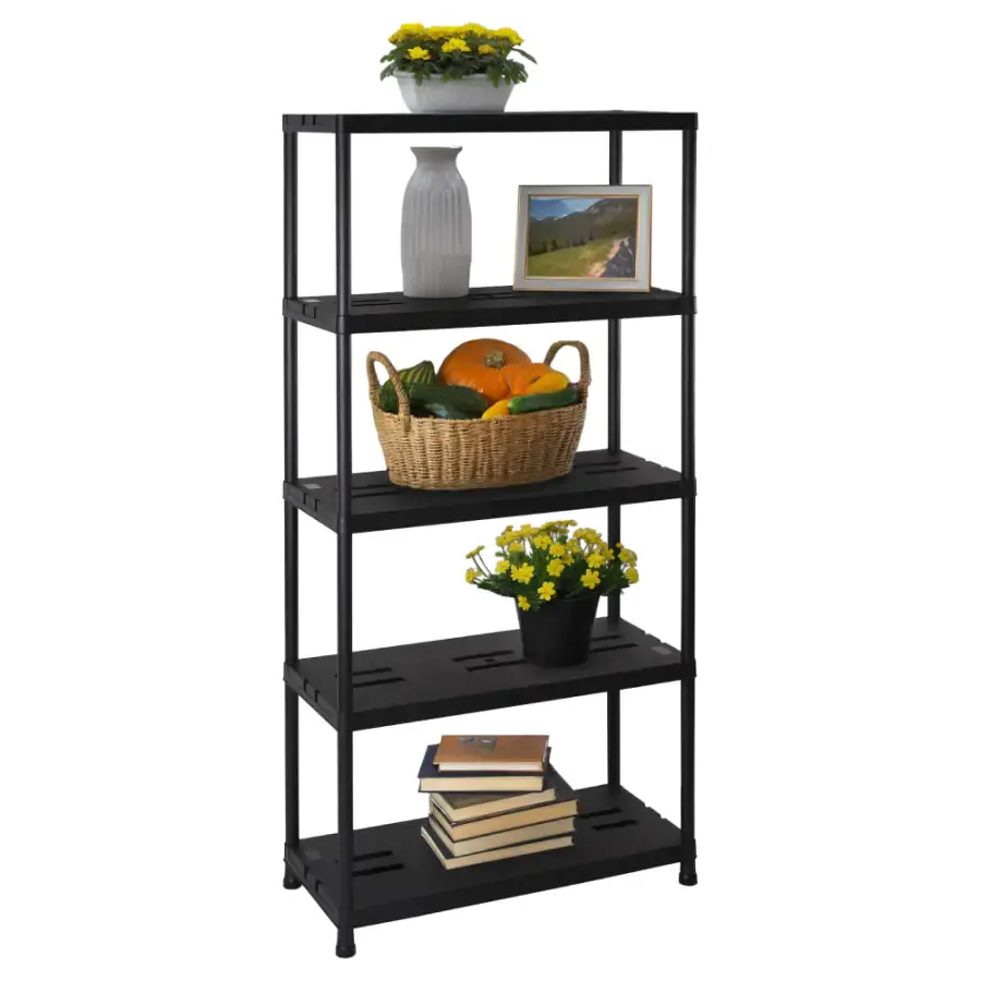 Tempo Kondela Regál ROMEN, černá