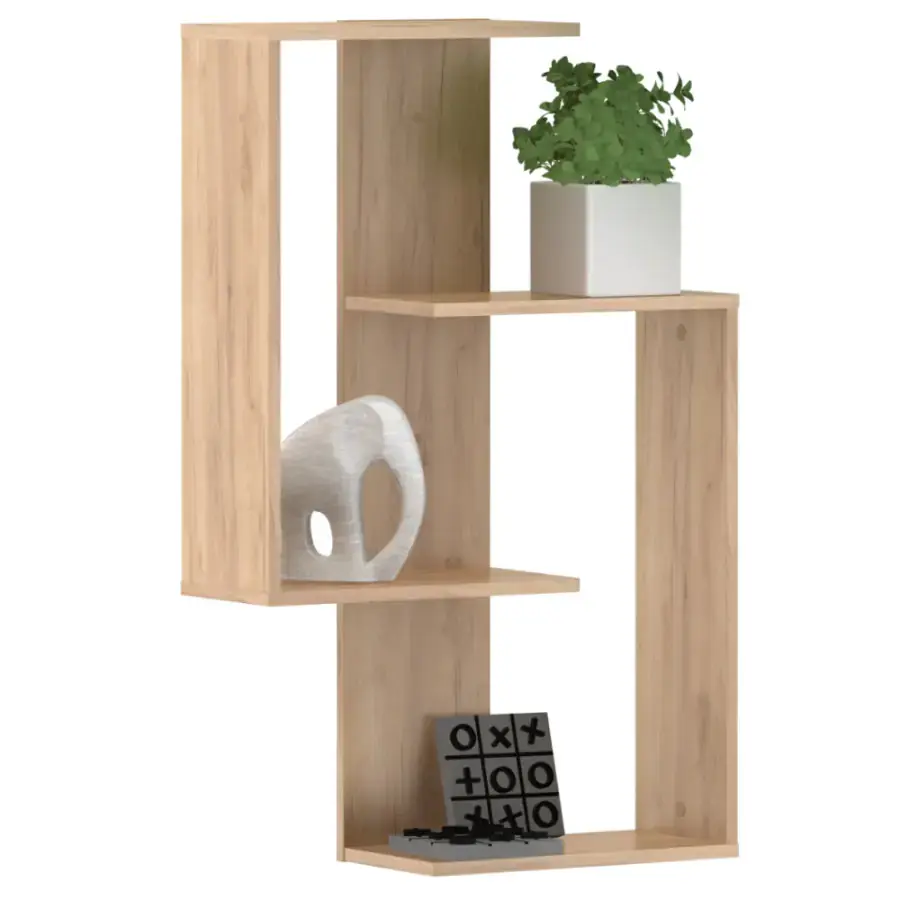 Tempo Kondela Závěsná police VALPA, dub craft zlatý