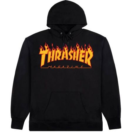 Mikina Thrasher Flame Logo - Černá - L