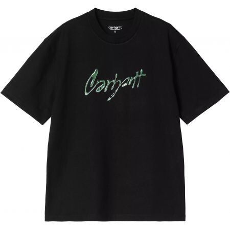 Triko Carhartt Wip Drip Script S/S Wms - Černá - L