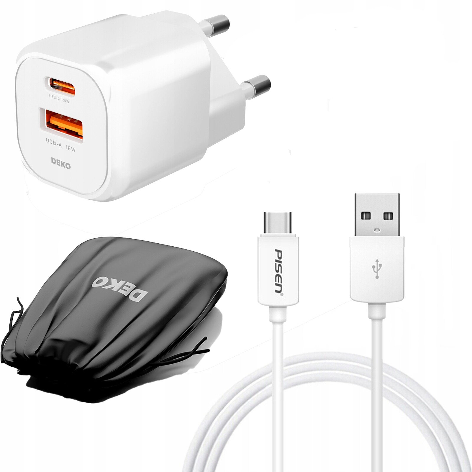 Usb Usb C Nabíječka 20W Usb Lightning Kabel 2M Usb C Kabel Pouzdro